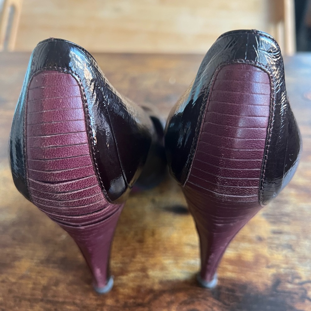 Versace Black and Purple Heels - Picture 3 of 6